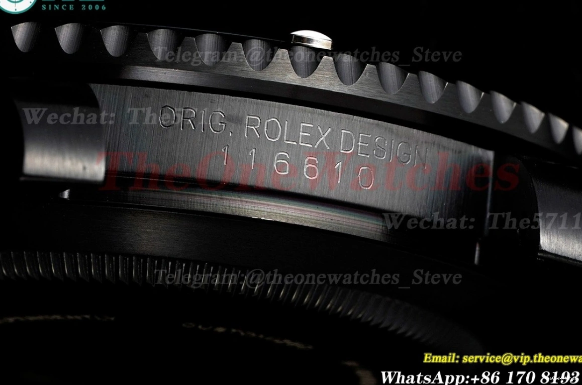 VS3135 SS DLC Green Blaken V6F Dot 40mm Submariner 0407